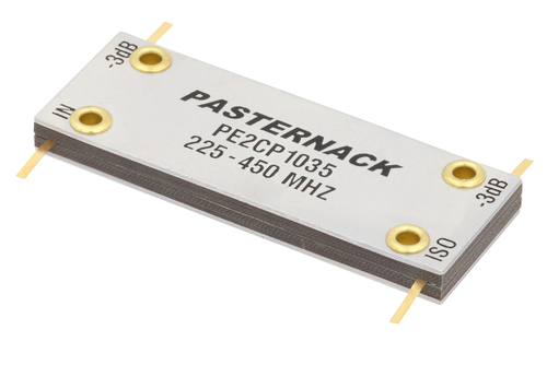 90 度ドロップイン ハイブリッドカプラ、225 MHz 〜 450 MHz 最大 400 W