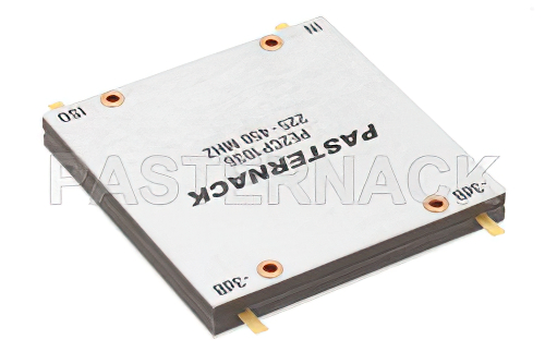 90 度ドロップイン ハイブリッドカプラ、225 MHz 〜 450 MHz 最大 800 W