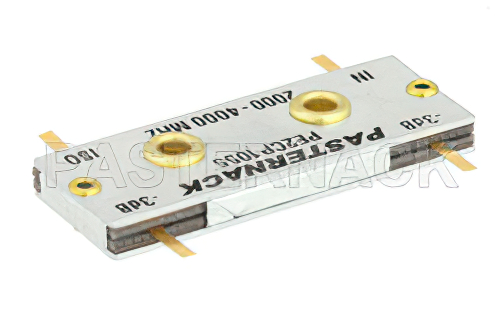 90 度ドロップイン ハイブリッドカプラ、2 GHz 〜 4 GHz 最大 100 W