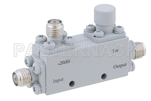 方向性 20 dB SMA 結合器、最大 18 GHz、最大定格 50 W