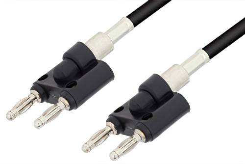 バナナ プラグ 〜 バナナ プラグ ケーブル、RG58 同軸