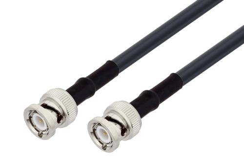 BNC Male to BNC Male Cable Using RG58 Coax with HeatShrink