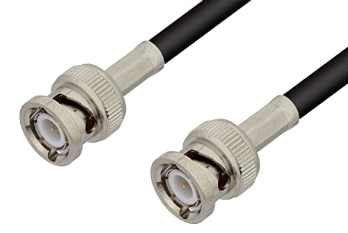 BNC オス 〜 BNC オス ケーブル、RG223 同軸