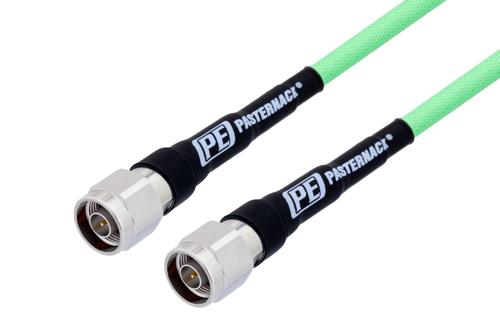 N オス 〜 N オス ケーブル、PE-P300LL 同軸 、鉛フリーはんだ