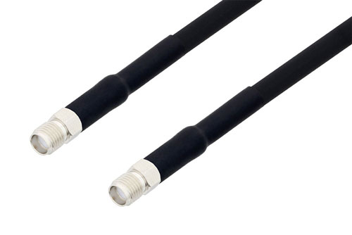 SMA メス ～ SMA メス, ケーブル RG223 同軸, 熱収縮チューブ, 長さ 60 インチ