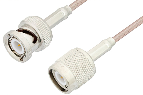 TNC オス 〜 BNC オス ケーブル、RG316 同軸