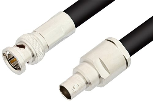 75 Ω BNCオスから 75 Ω BNCメスケーブル、75 Ω RG11同軸、RoHS