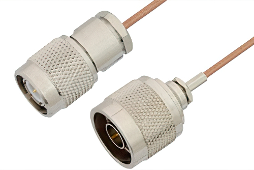 N オス 〜 TNC オス ケーブル、RG178 同軸