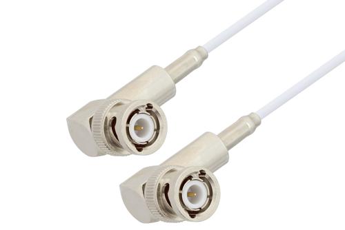 BNC オス 直角 〜 BNC オス 直角ケーブル、RG188 同軸、180度 回転