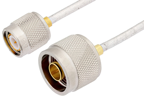 N オス 〜 TNC オス ケーブル、PE-SR402FL 同軸