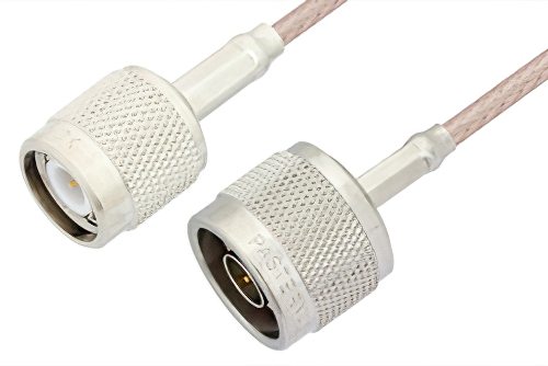 N オス 〜 TNC オス ケーブル、RG316-DS 同軸