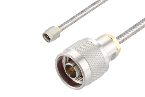 SMA オス 〜 N オス ケーブル、PE-SR402FL 同軸