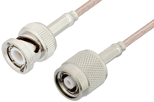 逆極性 TNC オス 〜 BNC オス ケーブル、RG316 同軸