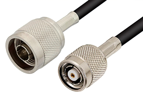 N オス 〜 逆極性 TNC オス ケーブル、RG223 同軸