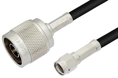 逆極性 SMA オス 〜 N オス ケーブル、PE-C195 同軸