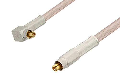 MC-Card プラグ 〜 MC-Card プラグ 直角ケーブル、RG316 同軸