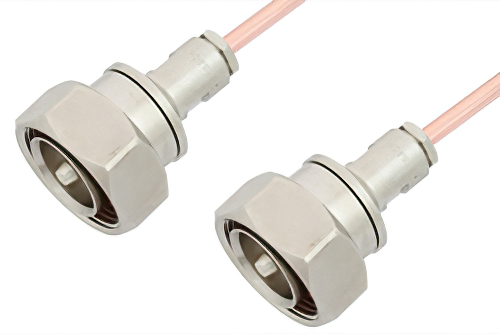 7/16 DIN オス 〜 7/16 DIN オス ケーブル、RG402 同軸