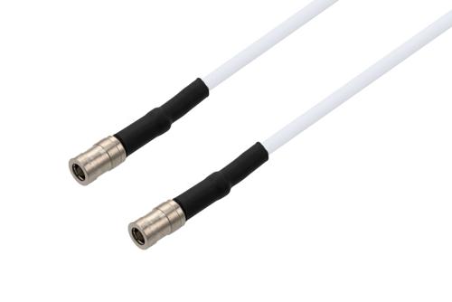 SMB プラグ ～ SMB プラグ ケーブル, RG188-DS 同軸, 熱収縮チューブ付