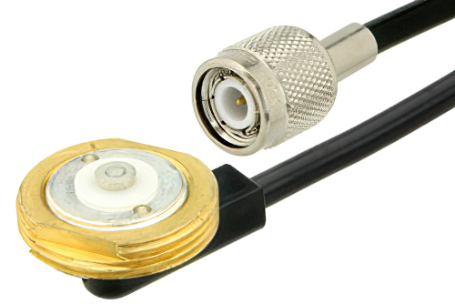 NMOマウント 雌雄同形 〜 TNC オス ケーブル、RG58 同軸