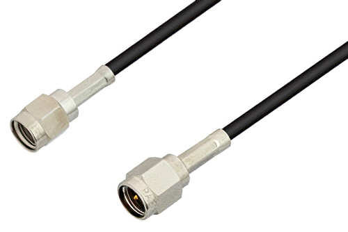 SMA オス 〜 逆極性 SMA オス ケーブル、PE-C100-LSZH 同軸