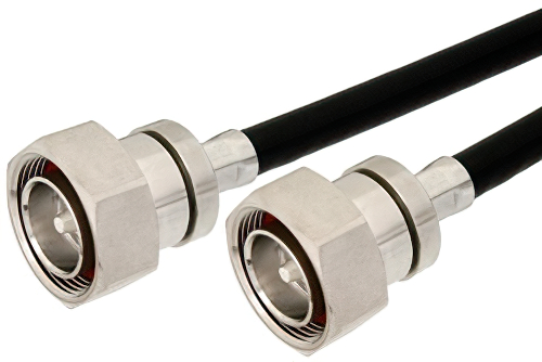 7/16 DIN オス 〜 7/16 DIN オス ケーブル、PE-C400 同軸