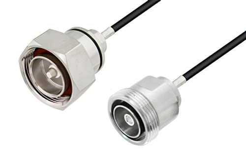 7/16 DIN オス 〜 7/16 DIN メス ケーブル、PE-C195 同軸
