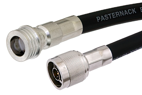 N オス 〜 QN オス ケーブル、RG213 同軸