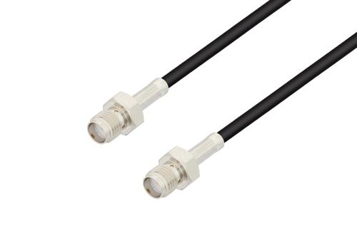 SMA Female to SMA Female Cable Using PE-C100 Coax