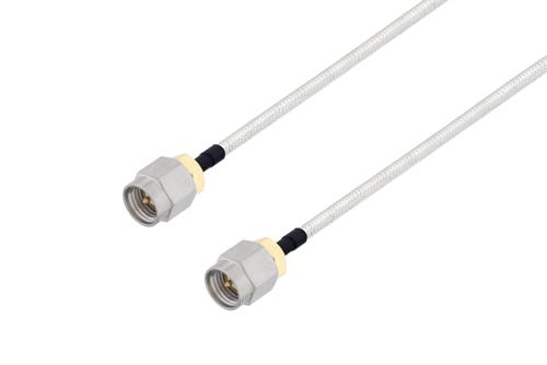 SMA オス 〜 SMA オス ケーブル、PE-SR402FL 同軸、熱収縮チューブ
