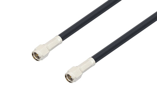 SMA オス 〜 SMA オス ケーブル、LMR-195 同軸、鉛フリーはんだ