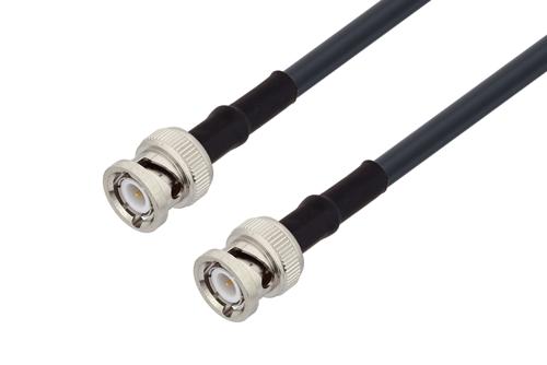 BNC オス 〜 BNC オス ケーブル、LMR-195 同軸、熱収縮チューブ