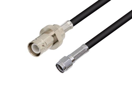 逆極性 SMA オス ～ 逆極性 BNC メス ケーブル, RG58 同軸