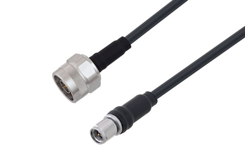 SMA オス 〜 N オス ケーブル、LMR-195 同軸、鉛フリーはんだ