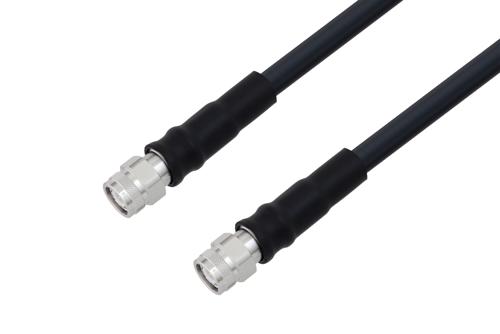 TNC オス 〜 TNC オス ケーブル、LMR-400-UF 同軸、鉛フリーはんだ