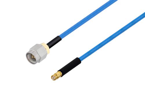 SMA オス ～  SMP メス, ケーブル PE-P086 同軸, 熱収縮チューブ