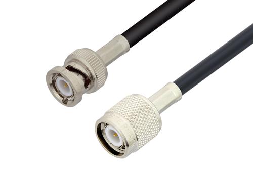 BNC オス 〜 TNC オス ケーブル、LMR-240-UF 同軸