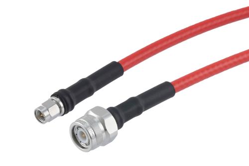 プレナム SMA オス ～ TNC オス 低損失ケーブル, LMR-240-LLPX 同軸, Times Microwave 製品使用