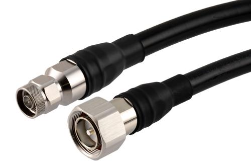 耐火仕様 7/16 DIN オス ～ N オス 低 PIM ケーブル, TCOM-600-FR 同軸, Times Microwave 製品使用