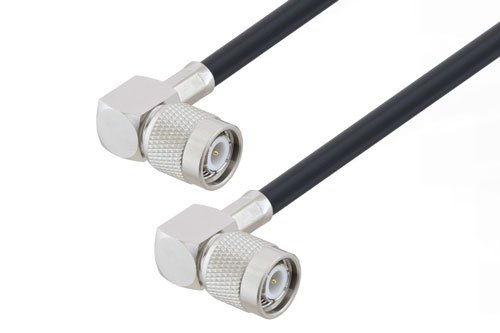 TNC オス 直角 〜 TNC オス 直角ケーブル、LMR-240-UF 同軸