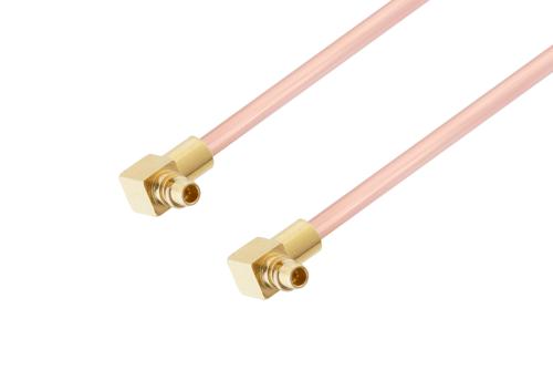 MMCX プラグ 直角 ～ MMCX プラグ 直角 ケーブル, RG405 同軸