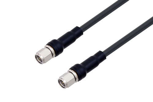SMA オス 〜 SMA オス ケーブル、LMR-200 同軸、熱収縮チューブ