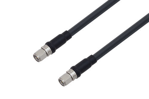 SMA オス 〜 SMA オス ケーブル、LMR-240 同軸、熱収縮チューブ