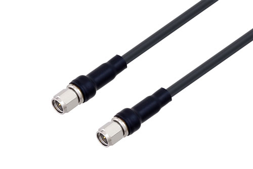 SMA オス 〜 SMA オス ケーブル、LMR-200-UF 同軸、熱収縮チューブ