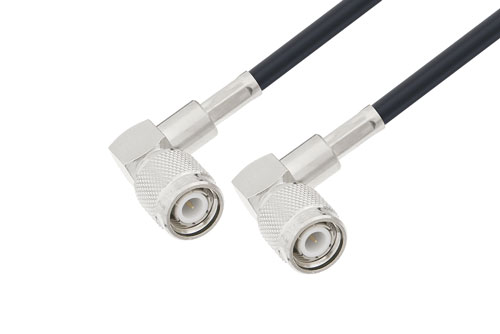 TNC オス 直角 ～ TNC オス 直角 低損失ケーブル, LMR-195 同軸