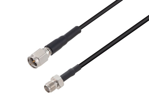 SMA オス 〜 SMA メス ケーブル、LMR-100 同軸、熱収縮チューブ