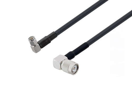SMA Male Right Angle to TNC Male Right Angle Cable Using LMR-240 Coax
