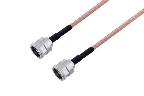 N Male to N Male Cable Using RG142 Coax