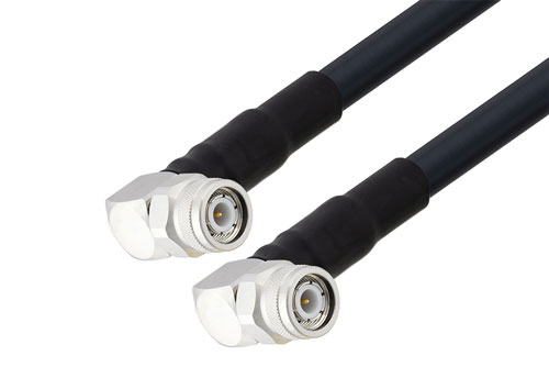 TNC オス直角 〜 TNC オス直角 ケーブル、LMR-400-DB 同軸、二重熱収縮チューブ