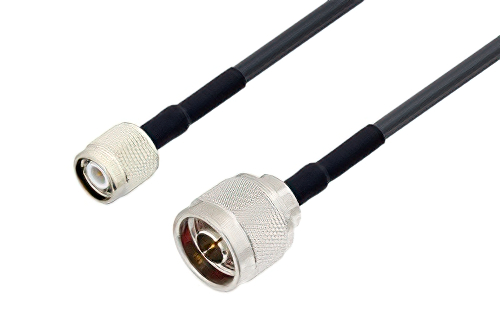 TNC Male to N Male Low Loss Cable Using LMR-240-DB Coax