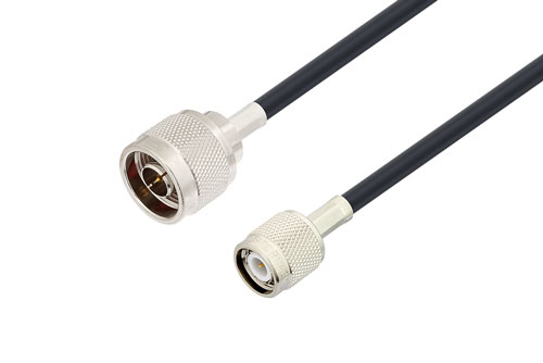 N オス 〜 TNC オス ケーブル、LMR-240-DB 同軸